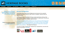 Tablet Screenshot of heritagebooks.net